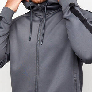 Derniers modèles de vêtements de sport en coton ajusté Slim Fit en tissu polaire de coton léger uni survêtements de jogging pour hommes - Product Image 6