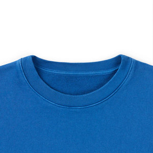 Sweat-shirt à capuche décontracté vintage surdimensionné pour homme, style streetwear, bleu personnalisé, hip-hop - Product Image 3