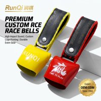 Cloche de signalisation professionnelle de grande taille pour souvenirs de course de cross-country, de cyclisme et d'alpinisme, personnalisée par Couture Hardware Studio
