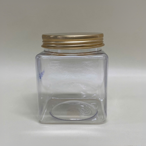 Tarros cuadrados transparentes de alta calidad para mascotas, 400ml-68mm-32g, tapa impresa personalizada para aperitivos, alimentos para bebés, dulces, nueces - Product Image 5