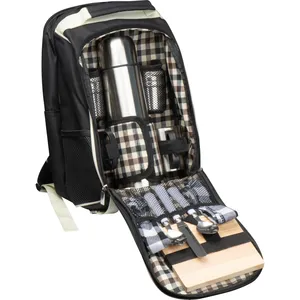 CLAUDIA Zaino da Picnic Personalizzato con Accessori Incluso un Tappetino da Picnic - Product Image 3