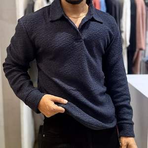 เสื้อโปโลผ้าซาตินแขนยาวแขนยาวแบบเต็มตัวระบายอากาศได้ดี - Product Image 1