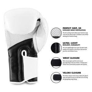 Gants de boxe sur mesure à la mode supérieure couleur différente cuir Manufa modèle gagnant GloveBoxing - Product Image 4