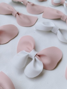 Arcs et accessoires pour cheveux sur mesure en cuir artificiel convenant aux magasins d'accessoires pour cheveux - Product Image 4