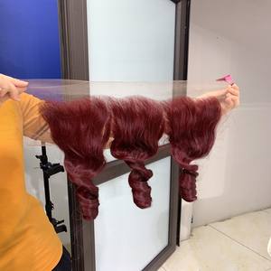 Huevo rizado cabello humano HD encaje Ombre pelucas hueso recto estilo Frontal encaje peluca para negro - Product Image 2