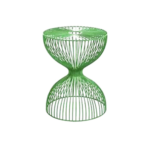 โต๊ะข้างเตียงโลหะโต๊ะหินอ่อนสีทองทรงกลมมีปลายแบบโบราณดีไซน์หรูหรา - Product Image 3