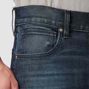 Jeans délavés à jambe droite pour hommes, pantalons en denim décontractés et confortables de haute qualité - Product Image 4