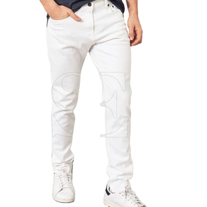 Faible prix de gros Logo personnalisé Jeans pour hommes Pantalons à la mode, délavés, déchirés, décontractés, Slim Skinny Fit Jeans pour hommes - Product Image 1