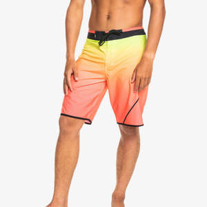 Taille haute été sport conseil Shorts hommes taille moyenne polyester élastique cordon tissé brodé Pique respirant - Product Image 3