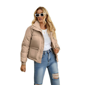 OEM Factory Prices Women's Bomber Puffer Coat <b>Jacket</b> Casual <b>Jacket</b> <b>For</b> Women Down Coat Breathable Made in Pakistan - Product Image 1