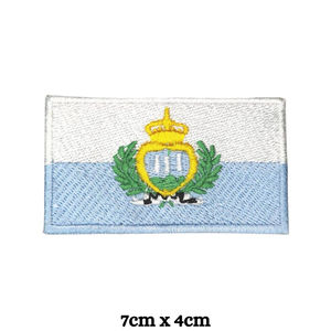 Insigne de haute qualité personnalisé étiquettes de vêtement brodées étiquettes de logo de marque drapeau patchs brodés personnalisés - Product Image 6