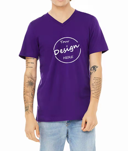 Camisetas de cuello en V de rayón para hombre OEM | Camiseta de manga corta de viscosa supersuave | Camiseta de impresión lisa básica al por mayor a granel - Product Image 6