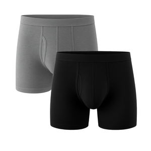 Bóxer listo para enviar para hombre, calzoncillos hermosos de punto para hombre, 95% de bambú 5%, Spandex, cintura personalizada, ropa interior para hombre, proveedor de Bóxer - Product Image 1