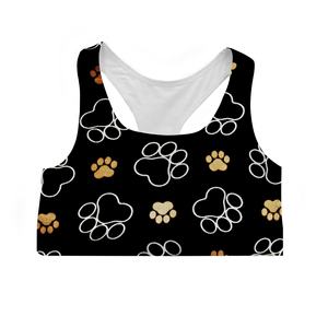 เสื้อชั้นในกีฬาผู้หญิงแบบขายส่ง ปรับแต่งได้ ลายสก็อต ป้องกันรังสียูวี ไร้ตะเข็บ พิมพ์ลายแบบซับลิเมชั่น ระบายอากาศได้ดี เป็นมิตรกับสิ่งแวดล้อม คุณภาพสูง - Product Image 3