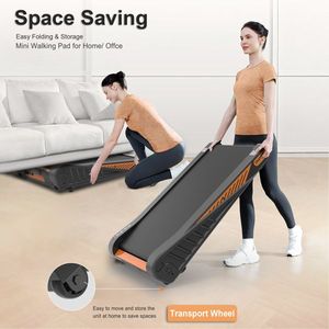 Compact Home Gym Treadmill with <b>8</b>% Incline Under Desk Walking Pad for Cardio Exercise Max User Weight 120kg ABS Material New - Product Image 3