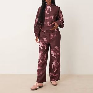 <b>Women</b> <b>Plus</b> <b>Size</b> Eco-Friendly Winter Fleece Reversible <b>Hoodies</b> <b>Sweatshirts</b> Loose Casual Short Sleeve Pullover tie dye Hooded - Product Image 5