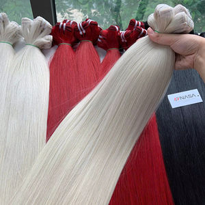 Prix d'usine, cheveux humains vierges vietnamiens de haute qualité, 100% réels, provenant d'un seul donneur, cheveux de Hanoi, cheveux humains vierges, couleurs NASA HAIR VIETNAM - Product Image 1