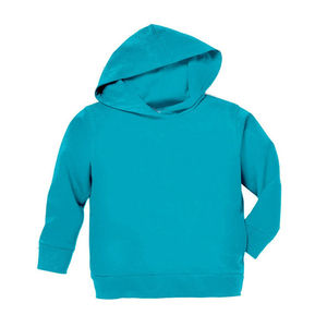 OEM de alta calidad niños invierno cremallera pulóver Sudadera con capucha Casual Color sólido 100% algodón tejido de punto técnicas teñidas lisas - Product Image 3
