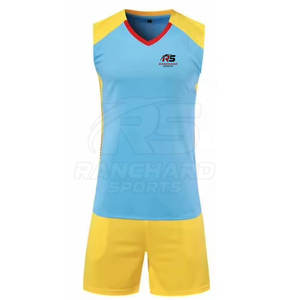Conjunto de Uniforme Deportivo de Voleibol Personalizado con Color, Sin Mangas, Logotipo y Número, OEM ODM, Sublimación - Product Image 2