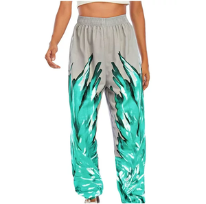 Pantalons de survêtement décontractés pour hommes, style droit, imprimés par sublimation, respirants, pantalons de fitness, entraînement, jogging, légers, non tissés - Product Image 5