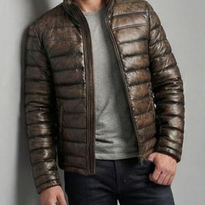 Chaqueta Acolchada de Lana para Hombre, Casual, Impermeable, Cortavientos, Transpirable, con Capucha, Aislante, para Invierno, Servicio OEM - Product Image 1