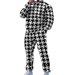 Sudaderas Personalizadas al por Mayor, Conjuntos Deportivos Casuales Lisos o Estampados, Trajes Deportivos Cálidos y Suaves de Algodón con Bordado para Hombre - Product Image 6