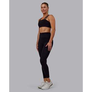 Leggings Fusion Ultra High-Rise 7/8 - Negros, Transpirables, Hasta el Tobillo, con Cierres, Tallas XXS-Plus - Product Image 5