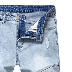 Short en jean pour homme Streetwear Summer All Color Stretch Straight Fit Modern Casual Breathable Soft Cotton Fabric Pakistan - Product Image 4