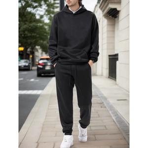 Ensemble de sweat-shirts et de pantalons de survêtement de marque classique, sweat-shirts en molleton de haute qualité, hommes femmes, streetwear hip hop, ensembles de survêtement surdimensionnés - Product Image 6