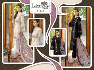 Conjunto de Túnica Elegante de Ropa India y Pakistaní de Primera Calidad, Bordada a Mano con Estampado Digital en el Dupatta, Mangas Elegantes - Product Image 4