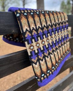 Manta de sillín de lana hecha a mano con diseño de Nueva Zelanda para Western Show Horse Top Wool Saddle Pad con tamaño de forro polar - Product Image 5