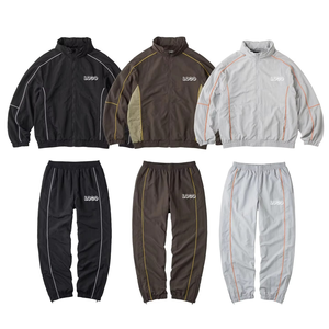 ชุดวอร์มกันลมชุดวอร์มผ้าไนลอนชุดวอร์มกันลมออกแบบได้ตามที่ต้องการ - Product Image 1