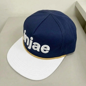 Casquette de golf non structurée à 5 panneaux, visière plate, broderie 3D, OEM ODM, marque privée, vente en gros, faible MOQ - Product Image 2
