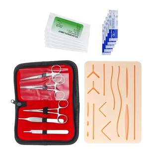 Kit complet de pratique de suture chirurgicale avec coussinets de suture incurvés de haute qualité pour la vente en ligne Kit de meilleure qualité - Product Image 4