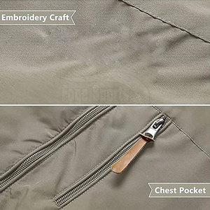 Veste Softshell décontractée de couleur unie pour homme, tendance streetwear, nouvelle mode confortable, hiver 2024 - Product Image 4