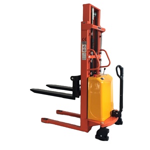 Customizable 1T <strong>1.5T</strong> 2T Semi Electric Pallet <strong>Stacker</strong> for Warehouse - Product Image 1