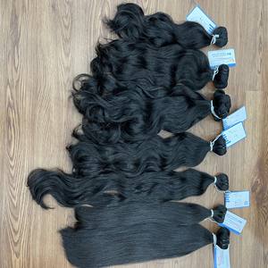 ผมต่อเวียดนามแท้ เกรดพรีเมียม คุณภาพดีที่สุด แบบเวฟธรรมชาติ สีดำ  แบบรีมี่เวอร์จิ้น  ทอสองชั้น ราคาโรงงาน มีสินค้าพร้อมส่งจำนวนมาก - Product Image 2