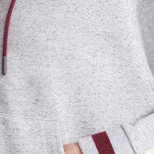 Venta al por mayor de fábrica Sudadera con capucha de mujer Sólido 100% Material de algodón Jersey ligero Sudadera con capucha Calle y ropa casual Estilo OEM - Product Image 4