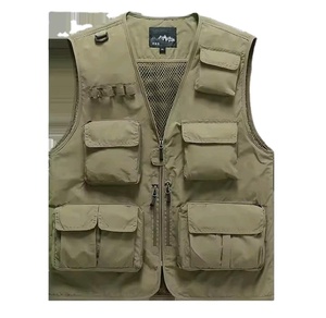 Veste de pêche à la mouche et de photographie en plein air pour hommes, en nylon, avec doublure en maille, vente en gros - Product Image 1