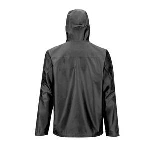 Veste de pluie coupe-vent streetwear à design de logo personnalisé pour hommes Vestes de pluie tissées pour sports d'extérieur pour hommes - Product Image 5