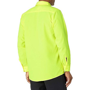 2025 nuevo diseño Hi Vis Polo para hombre transpirable ligero poliéster seguridad ropa de trabajo uniforme Material reflectante - Product Image 6