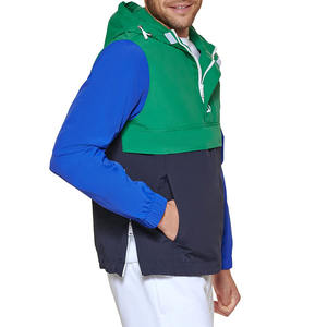 Chaqueta Cortavientos de Invierno Personalizada para Exteriores, Impermeable, con Tela Ecológica, Capucha, Cuello Alto, Ligera, con Logotipo Frontal para Hombre - Product Image 5