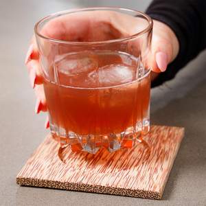 Sustainable handcrafted natural coconut wood <b>drink</b> <b>coaster</b> with holder best price coco wooden cup <b>coasters</b> - Product Image 4