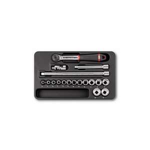 Usag 18-Piece <b>Ratchet</b> Set with Hexagonal <b>Sockets</b> and Inserts <b>Socket</b> Product Category - Product Image 1