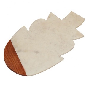 Planche à découper en bois et en marbre Planche à découper Artisanat indien Écologique Meilleure qualité Produit de cuisine Rectangle personnalisé - Product Image 2