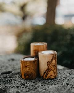 เชิงเทียนไม้ทำด้วยมือคุณภาพระดับพรีเมียมดีไซน์หรูหราสำหรับตกแต่งบ้านและงานเฉลิมฉลองเทศกาลสำหรับวันวาเลนไทน์ - Product Image 5