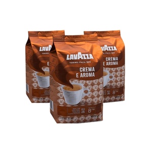 Café en grains entiers Lavazza Crema e Aroma 2,2 lb x 2 paquets Torréfaction moyenne Mélange Arabica Robusta Grains fraîchement torréfiés Premium - Product Image 3