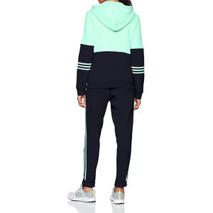 Conjunto Deportivo de Felpa de Algodón para Mujer 2026, Color Sólido, Transpirable, de Alta Calidad, Estilo Holgado, Ropa Deportiva de Poliéster/Felpa de Algodón - Product Image 2