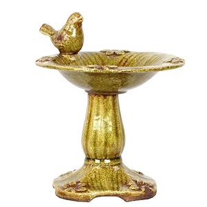Alimentador de pájaros de Metal colgante Vintage, decoración de jardín al aire libre, construcción de hierro duradero, alimentador de semillas de pájaros salvajes resistente a la intemperie - Product Image 1