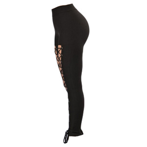 Leggings de yoga sans couture taille haute de qualité supérieure pour femmes, en coton extensible, pour le fitness et la gym, avec effet ventre plat, décontractés pour l'été, vente en gros - Product Image 3